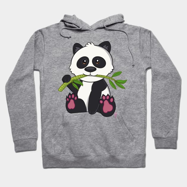 Cute panda Hoodie by Griffywings